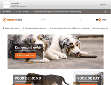 Tablet Screenshot of hondjekoek.nl